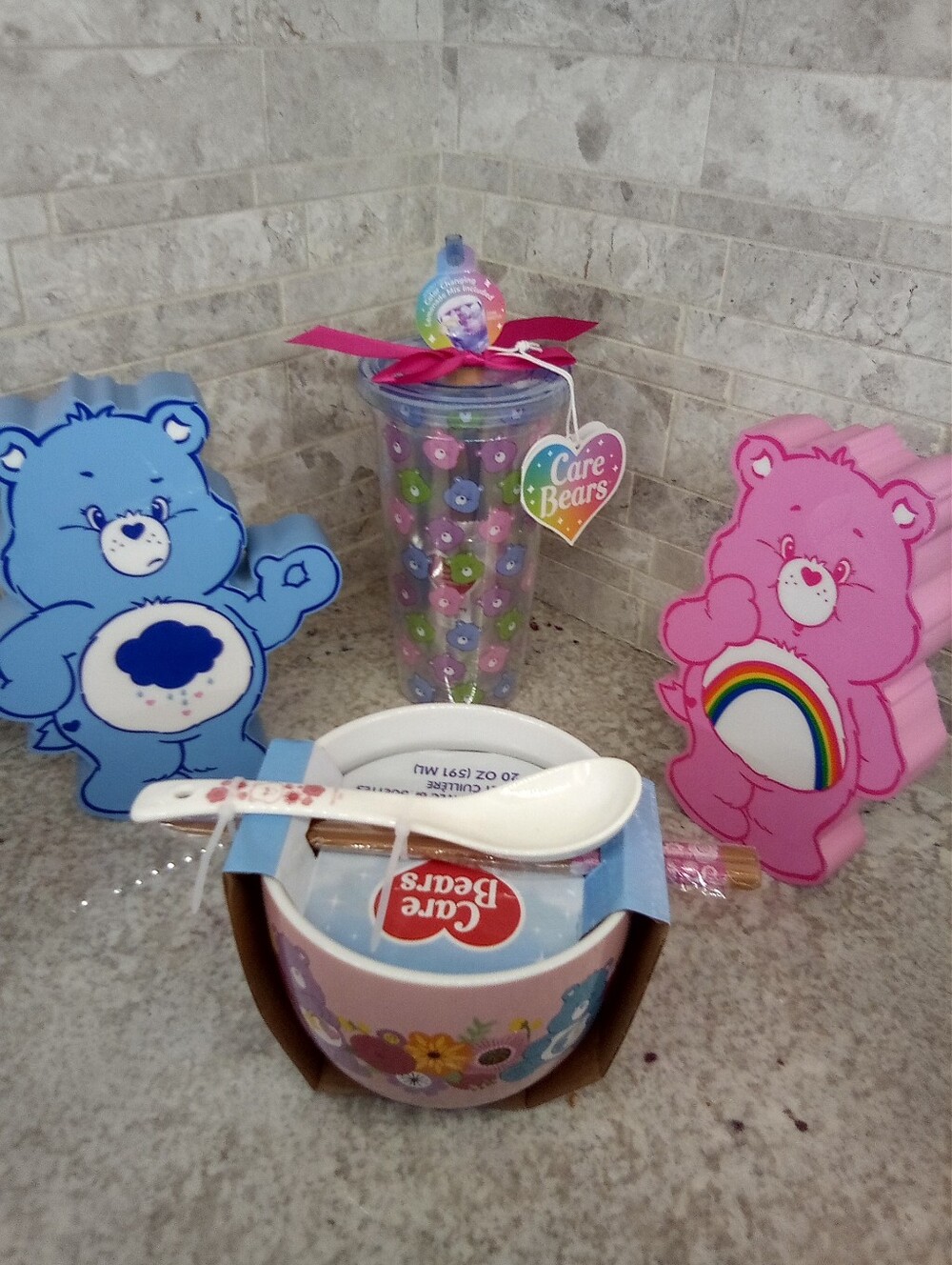 Blue & Pink Care Bear Kitchen Bundle (7 Pc. Set)